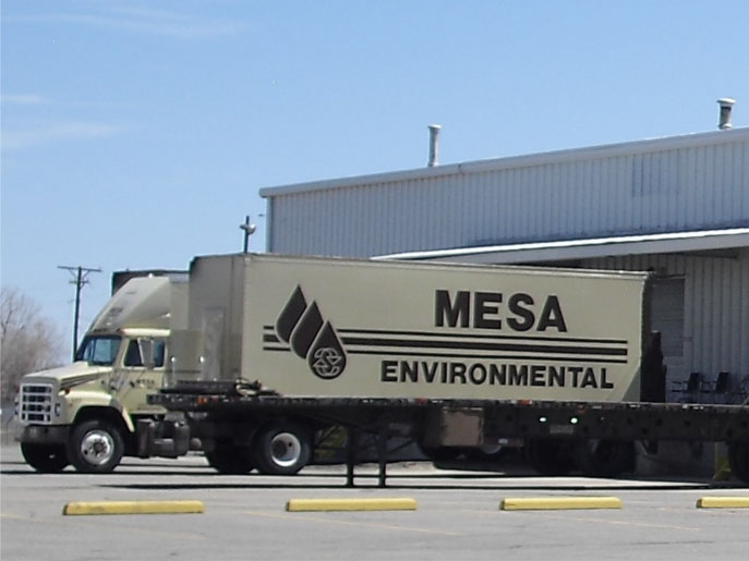Mesa Oil Trucks- improper waste disposal